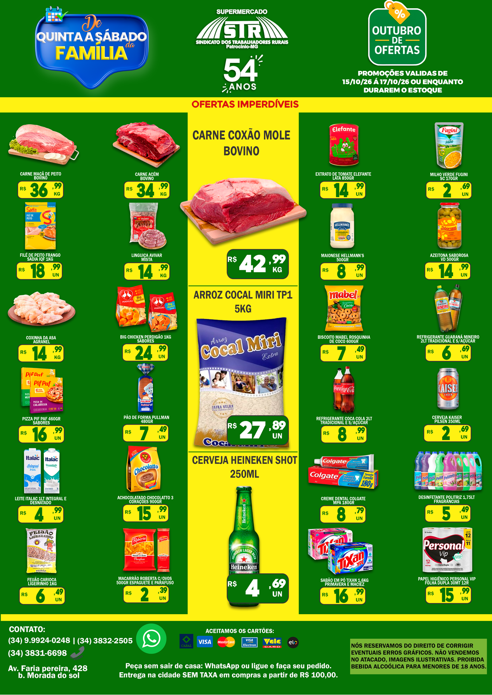 Jornal das Promoções de Quinta a Sábado 15/10 à 17/10