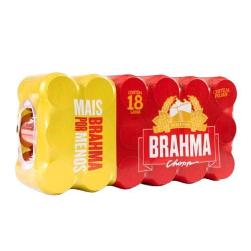 Cerveja Brahma Cx C/18un 350ml (R$ 3,09 A Un)