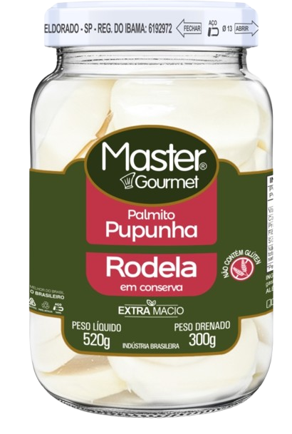 Palmito Master Gourmet Extra Macio Vd 300gr