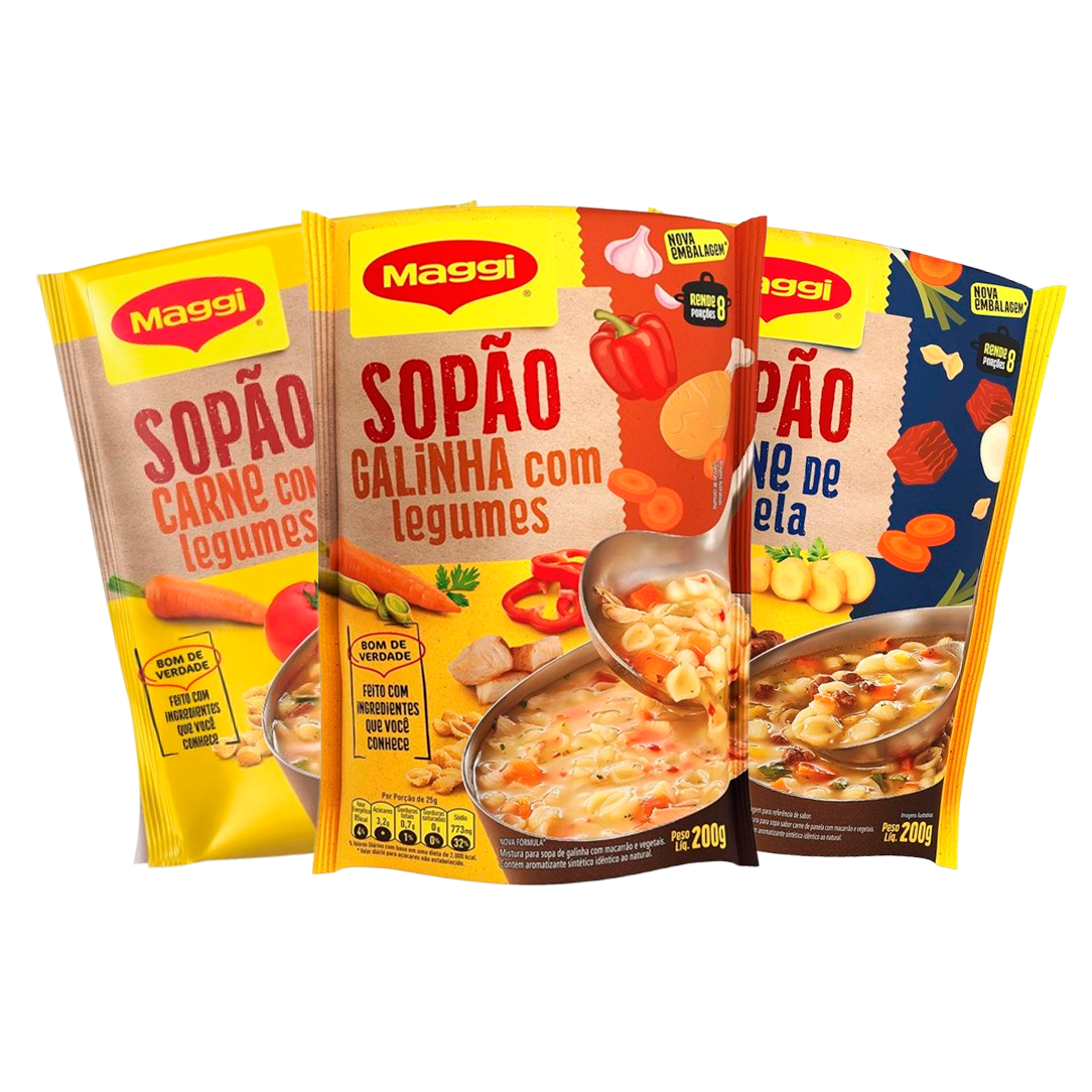 Sopão Maggi 200gr Sabores