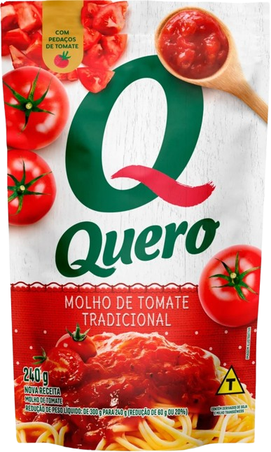Molho De Tomate Quero Sachê 240gr