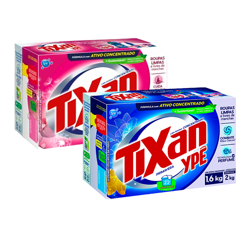 Sabão Em Pó Tixan 1,6kg Primavera E Maciez